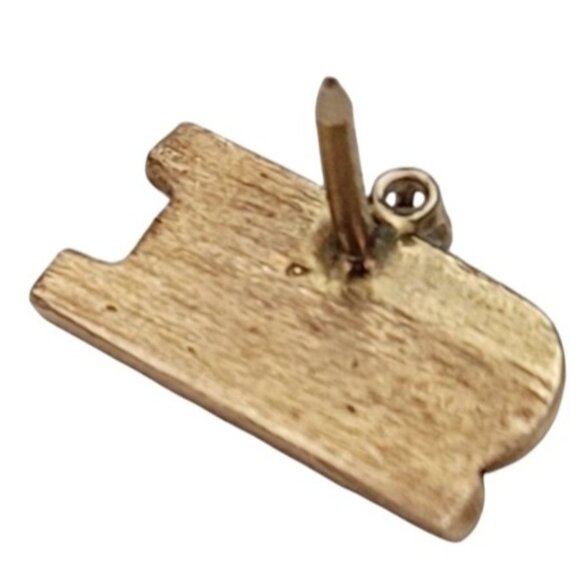 10K Yellow Gold Georgia Bank & Trust Tie Pin E856 - Picture 7 of 12